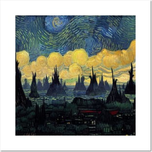 Starry Night in Kashyyyk Posters and Art